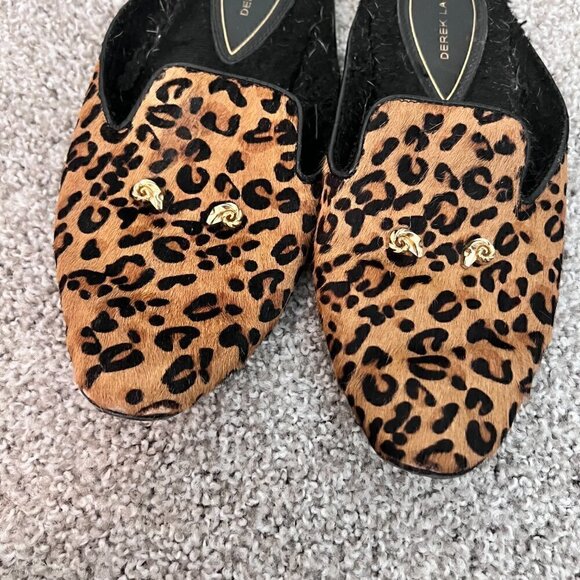 Derek Lam Leopard Animal Print Faux Fur Mule Slides Sandals US 7 - Picture 2 of 6